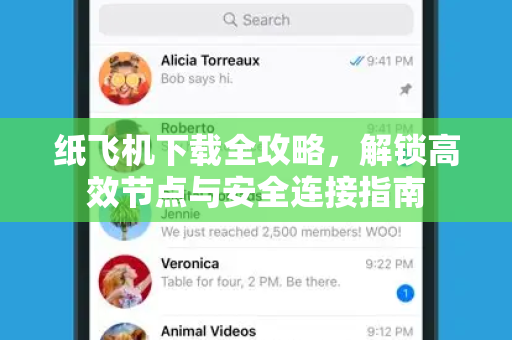 纸飞机下载全攻略，解锁高效节点与安全连接指南