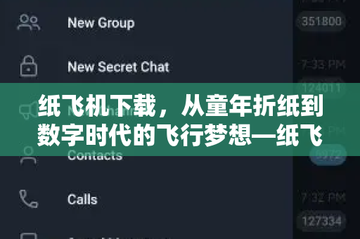 纸飞机下载，从童年折纸到数字时代的飞行梦想—纸飞机测验全面解析