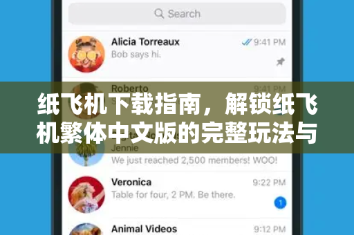 纸飞机下载指南，解锁纸飞机繁体中文版的完整玩法与技巧