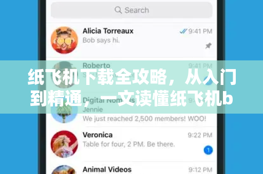 纸飞机下载全攻略，从入门到精通，一文读懂纸飞机bot的终极玩法