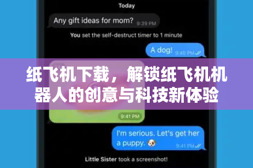 纸飞机下载，解锁纸飞机机器人的创意与科技新体验