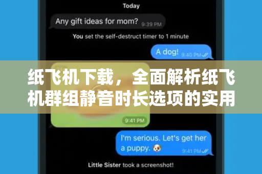 纸飞机下载,全面解析纸飞机群组静音时长选项的实用技巧与常见问答-第1张图片-纸飞机官网 - 安全加密聊天社交软件 | 纸飞机电脑版·PC桌面版 纸飞机下载,全面解析纸飞机群组静音时长选项的实用技巧与常见问答-第1张图片-纸飞机官网 - 安全加密聊天社交软件 | 纸飞机电脑版·PC桌面版
