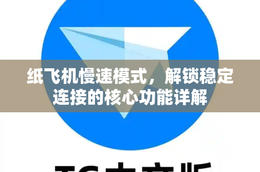纸飞机慢速模式,解锁稳定连接的核心功能详解-第1张图片-纸飞机官网 - 安全加密聊天社交软件 | 纸飞机电脑版·PC桌面版 纸飞机慢速模式,解锁稳定连接的核心功能详解-第1张图片-纸飞机官网 - 安全加密聊天社交软件 | 纸飞机电脑版·PC桌面版