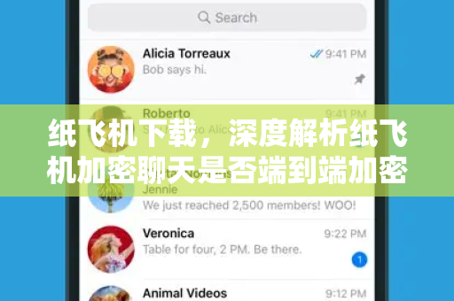 纸飞机下载,深度解析纸飞机加密聊天是否端到端加密?-第1张图片-纸飞机官网 - 安全加密聊天社交软件 | 纸飞机电脑版·PC桌面版 纸飞机下载,深度解析纸飞机加密聊天是否端到端加密?-第1张图片-纸飞机官网 - 安全加密聊天社交软件 | 纸飞机电脑版·PC桌面版