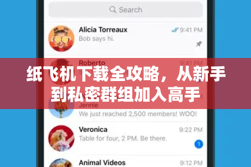 纸飞机下载全攻略，从新手到私密群组加入高手-第1张图片-纸飞机官网 - 安全加密聊天社交软件 | 纸飞机电脑版·PC桌面版