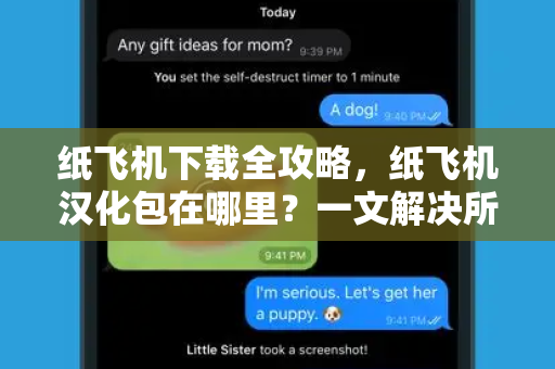 纸飞机下载全攻略,纸飞机汉化包在哪里?一文解决所有疑问-第1张图片-纸飞机官网 - 安全加密聊天社交软件 | 纸飞机电脑版·PC桌面版 纸飞机下载全攻略,纸飞机汉化包在哪里?一文解决所有疑问-第1张图片-纸飞机官网 - 安全加密聊天社交软件 | 纸飞机电脑版·PC桌面版