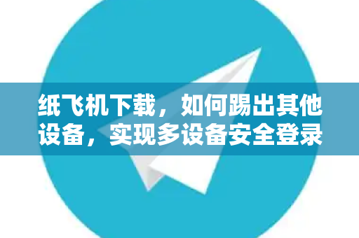 纸飞机下载，如何踢出其他设备，实现多设备安全登录管理