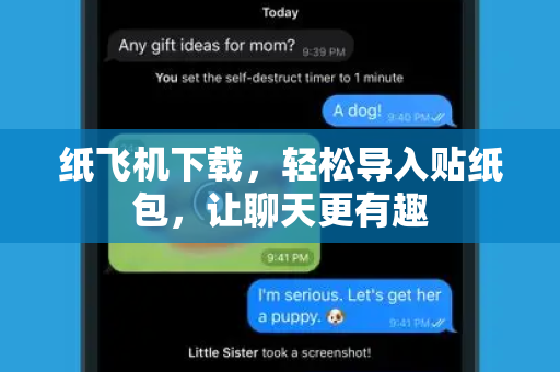 纸飞机下载，轻松导入贴纸包，让聊天更有趣-第1张图片-纸飞机官网 - 安全加密聊天社交软件 | 纸飞机电脑版·PC桌面版