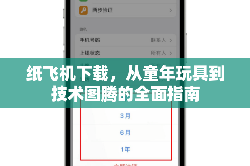 纸飞机下载，从童年玩具到技术图腾的全面指南