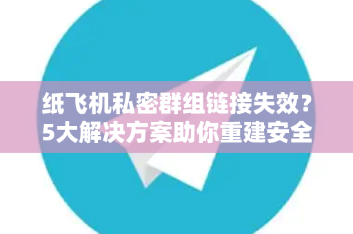 纸飞机私密群组链接失效？5大解决方案助你重建安全通道