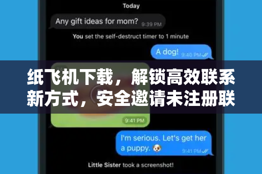 纸飞机下载，解锁高效联系新方式，安全邀请未注册联系人全攻略