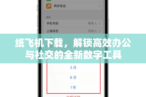 纸飞机下载，解锁高效办公与社交的全新数字工具