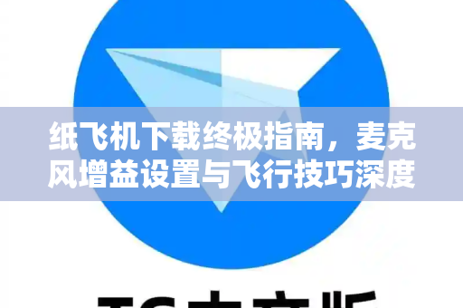 纸飞机下载终极指南，麦克风增益设置与飞行技巧深度解析