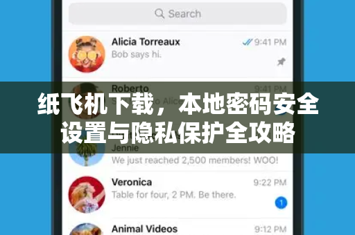 纸飞机下载，本地密码安全设置与隐私保护全攻略