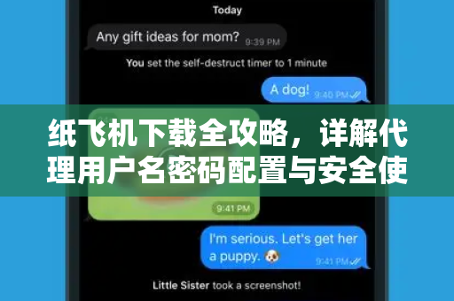 纸飞机下载全攻略,详解代理用户名密码配置与安全使用技巧-第1张图片-纸飞机官网 - 安全加密聊天社交软件 | 纸飞机电脑版·PC桌面版 纸飞机下载全攻略,详解代理用户名密码配置与安全使用技巧-第1张图片-纸飞机官网 - 安全加密聊天社交软件 | 纸飞机电脑版·PC桌面版