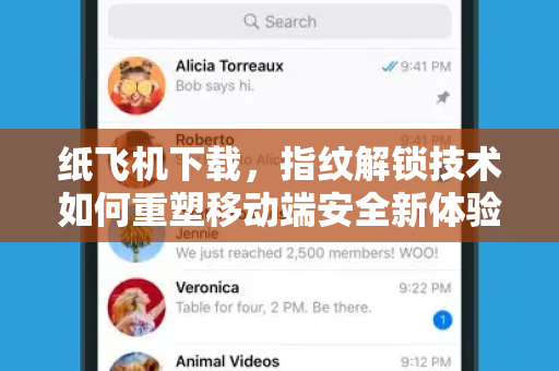 纸飞机下载，指纹解锁技术如何重塑移动端安全新体验