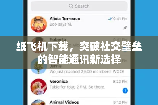 纸飞机下载，突破社交壁垒的智能通讯新选择
