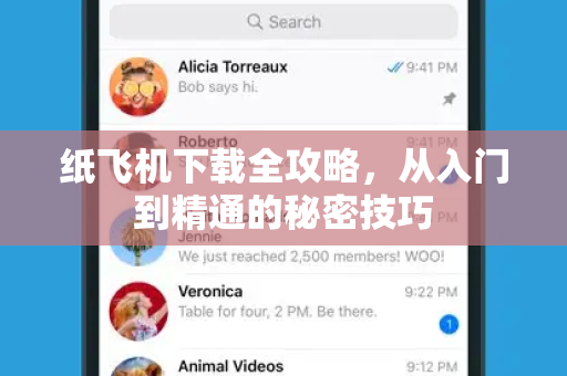 纸飞机下载全攻略，从入门到精通的秘密技巧